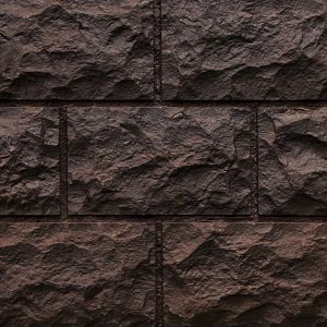 ФАСАДНЫЕ ПАНЕЛИ Доломит Тёмно коричневый от производителя  Fineber по цене 560 р