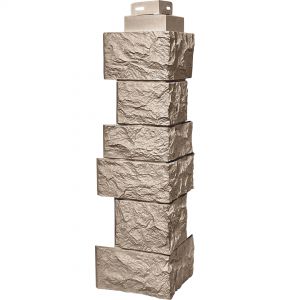 Угол наружный коллекция Дикий камень Песочный от производителя Fineber по цене 590 р Угол наружный коллекция Дикий камень Песочный от производителя Fineber по цене 590 р