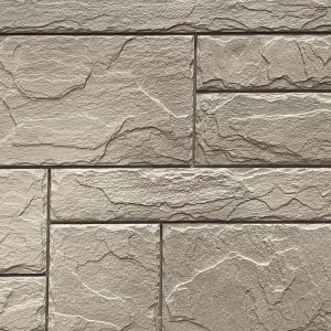 Фасадные панели (цокольный сайдинг) коллекция Камень Природный - Песочный от производителя  Fineber по цене 740 р