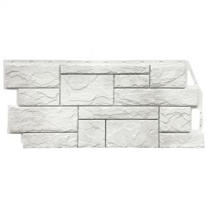 Фасадные панели (цокольный сайдинг) коллекция Камень Природный - Жемчужный от производителя  Fineber по цене 740 р