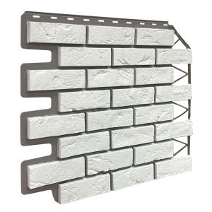 Фасадные панели Кирпич Баварский - Белый от производителя Fineber по цене 590 р Фасадные панели Кирпич Баварский - Белый от производителя Fineber по цене 590 р