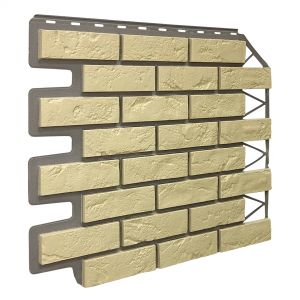 Фасадные панели Кирпич Баварский - Песочный от производителя  Fineber по цене 590 р