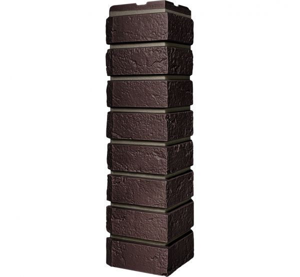 Угол наружный Коллекция кирпич баварский Темно-Коричневый от производителя Fineber по цене 540 р Угол наружный Коллекция кирпич баварский Темно-Коричневый от производителя Fineber по цене 540 р