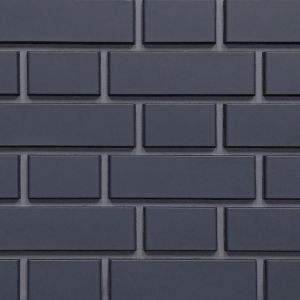 Цокольный сайдинг Кирпич Клинкерный Графит от производителя  Fineber по цене 595 р