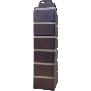 Угол наружный Кирпич Клинкерный 3D Коричнево-Чёрный от производителя Fineber по цене 490 р Угол наружный Кирпич Клинкерный 3D Коричнево-Чёрный от производителя Fineber по цене 490 р