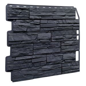 Фасадные панели Скол - Асфальт от производителя  Fineber по цене 565 р