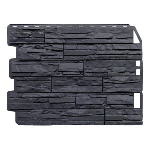 Фасадные панели Скол - Асфальт от производителя  Fineber по цене 565 р