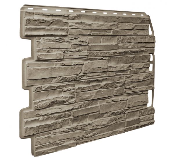 Фасадные панели Скол - Дымчатый от производителя  Fineber по цене 565 р