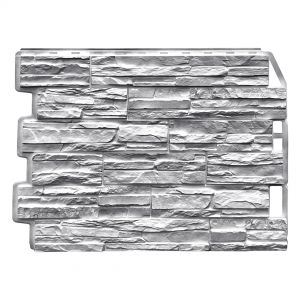 Фасадные панели Скол -  Светло- серый от производителя  Fineber по цене 565 р