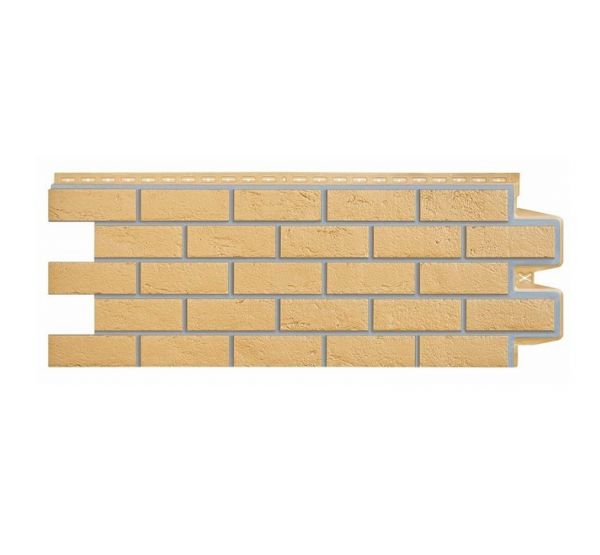 Фасадные панели Премиум состаренный кирпич Песочный (Горчичный) от производителя  Grand Line по цене 663 р