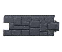 Фасадные панели Стандарт Крупный камень Графит Фасадные панели Стандарт Крупный камень Графит