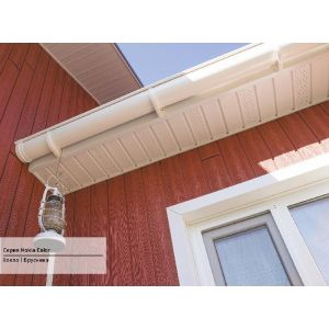 Фасадная панель Хокла Color - Брусника от производителя  Ю-Пласт по цене 0 р