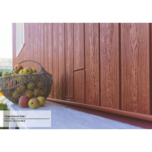 Фасадная панель Хокла Color - Брусника от производителя  Ю-Пласт по цене 0 р