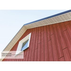 Фасадная панель Хокла Color - Брусника от производителя  Ю-Пласт по цене 0 р