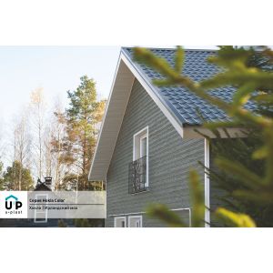 Фасадная панель Хокла Color - Ирландский мох от производителя  Ю-Пласт по цене 424 р