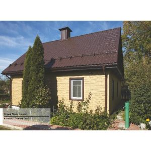 Фасадная панель Стоун Хаус Камень - Камень Золотистый от производителя  Ю-Пласт по цене 516 р