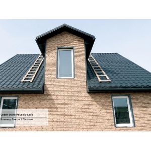 Фасадная панель Стоун Хаус S-Lock Клинкер Балтик Пустыня от производителя  Ю-Пласт по цене 561 р