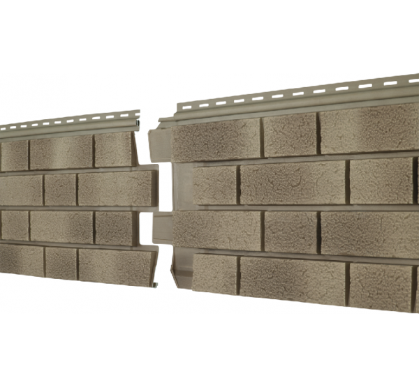 Фасадная панель Стоун Хаус S-Lock Клинкер Балтик Пустыня от производителя  Ю-Пласт по цене 561 р