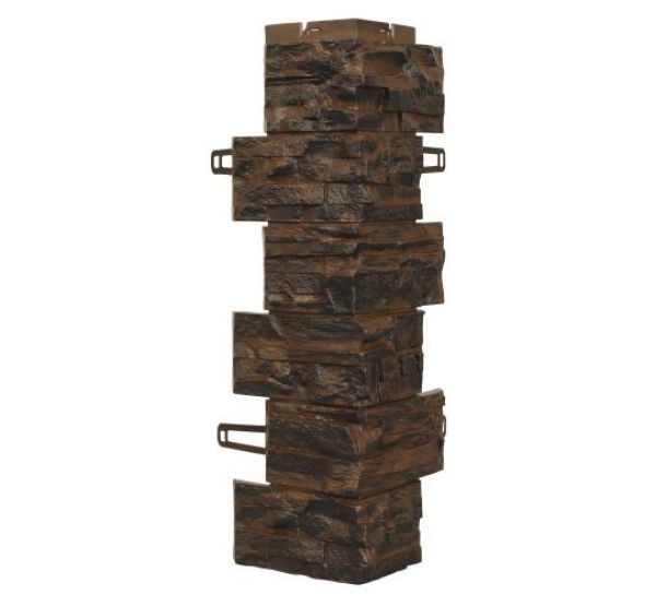 Угол для цокольного сайдинга Скалистый камень - Монреаль от производителя  Royal Stone по цене 790 р