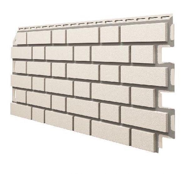 Фасадные панели (цокольный сайдинг) Оптима Клинкер Слоновая-Кость от производителя  ТЕХНОНИКОЛЬ по цене 560 р