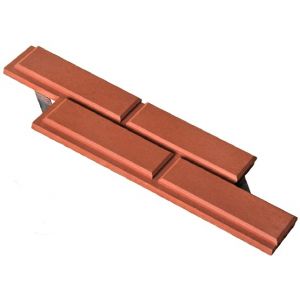 Фасадная плитка «Гладкий кирпич с фаской» № 20 от производителя  «Кирисс Фасад» по цене 2 300 р