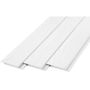 Фиброцементный сайдинг FCSPRO Click Shtil F03 Белый песок от производителя  FCS Group по цене 1 180 р