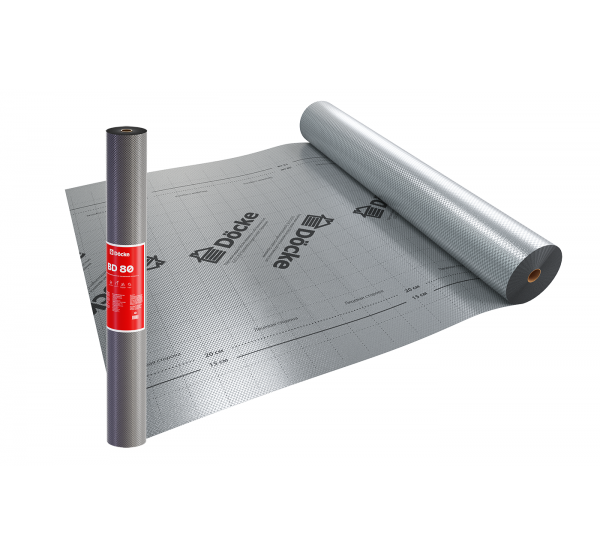 Пароизоляционная пленка BD 80 повышенной прочности от производителя  Docke по цене 3 856 р