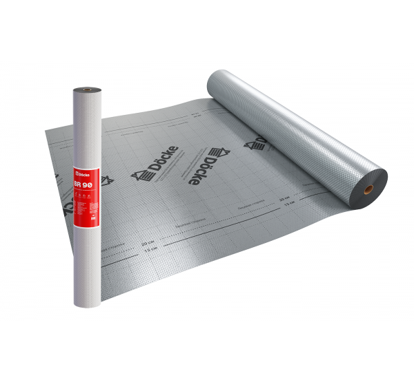Пароизоляционная пленка c теплоотражающим слоем BR 90 от производителя  Docke по цене 5 671 р