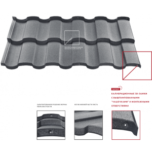 Кровельные модули Rialto X-Matt 742 от производителя  Budmat. по цене 885 р