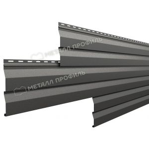 Металлический сайдинг МП СК-14х226 (VikingMP-01-7024-0.45) Серый графит от производителя  Металл Профиль по цене 824 р