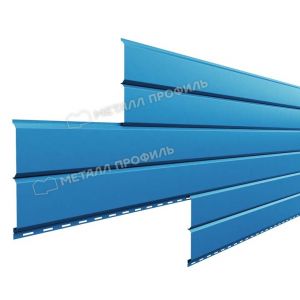 Металлический сайдинг Lбрус-15х240 (ПЭ-01-5015-0.5) Синее небо от производителя  Металл Профиль по цене 515 р
