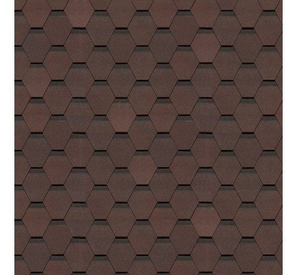 Гибкая черепица Шеффилд, Зрелый каштан от производителя  Docke по цене 760 р