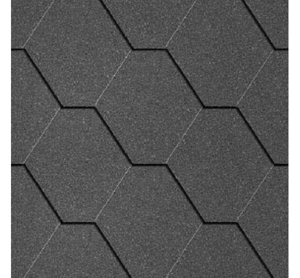 Гибкая черепица Натур Угольно-серый от производителя  Icopal по цене 716 р
