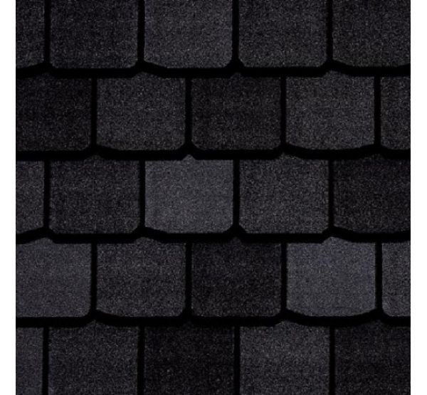 Гибкая черепица HIGHLAND SLATE Black Granite от производителя  CertainTeed по цене 2 418 р