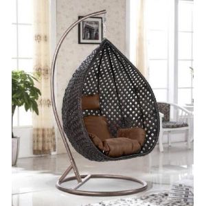 Подвесное кресло из искусственного ротанга AFM-250B-XL Brown от производителя  Afina по цене 29 900 р