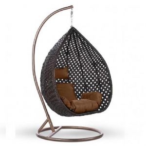 Подвесное кресло из искусственного ротанга AFM-250B-XL Brown от производителя  Afina по цене 29 900 р