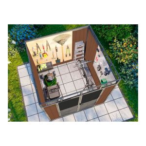 Садовое строение из ДПК Defender 7х7 (4.24 кв.м) от производителя  Lifetime по цене 225 000 р