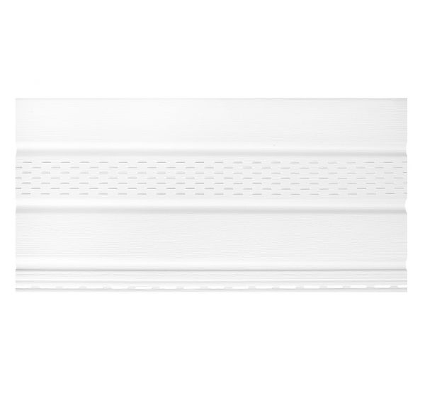 Софит тройной с частичной перфорацией посередине Белый от производителя Tecos по цене 525 р Софит тройной с частичной перфорацией посередине Белый от производителя Tecos по цене 525 р