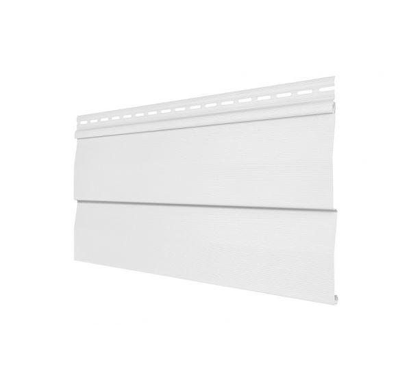 Виниловый сайдинг - Корабельный брус, Белый от производителя  Tecos по цене 454 р