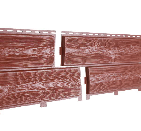 Фасадная панель Хокла Color - Брусника от производителя  Ю-Пласт по цене 0 р