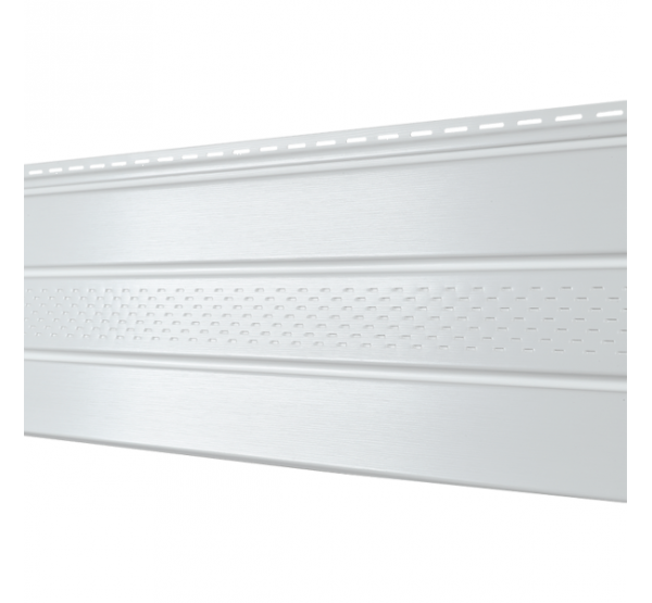 Софит PRO Классический перфорация по центру Белый от производителя Ю-Пласт по цене 597 р Софит PRO Классический перфорация по центру Белый от производителя Ю-Пласт по цене 597 р