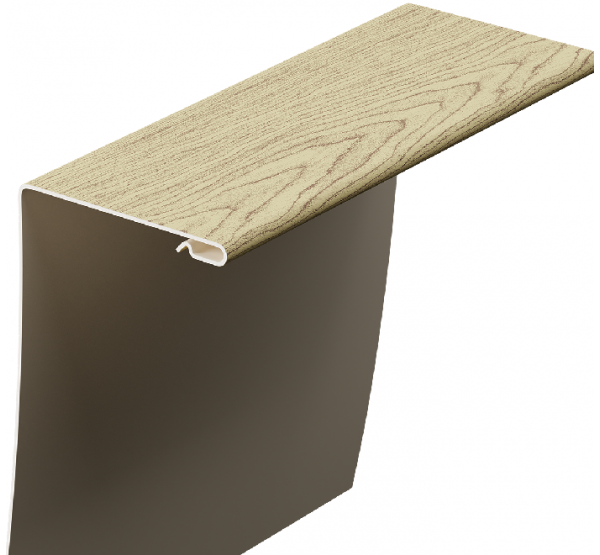 Околооконный профиль универсальный под дерево 89/254 мм Камчатский от производителя  Docke по цене 1 800 р