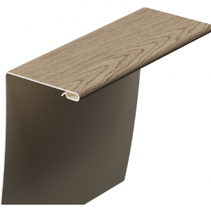 Околооконный профиль универсальный под дерево 89/254 мм Сибирский от производителя  Docke по цене 1 800 р