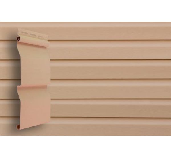 Виниловый сайдинг премиум, Корабельный брус 3,00 м - Персиковый от производителя  Grand Line по цене 272 р