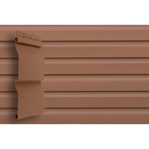 Виниловый сайдинг премиум, Корабельный брус 3,00 м - Темно бежевый от производителя  Grand Line по цене 272 р