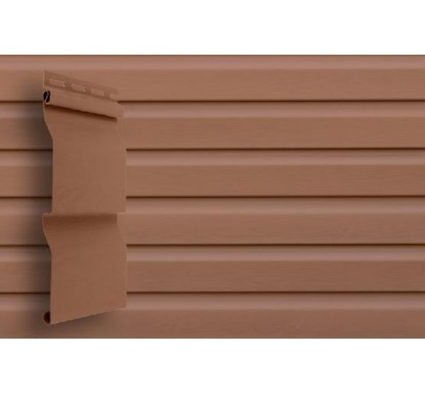 Виниловый сайдинг премиум, Корабельный брус 3,00 м - Темно бежевый от производителя  Grand Line по цене 272 р