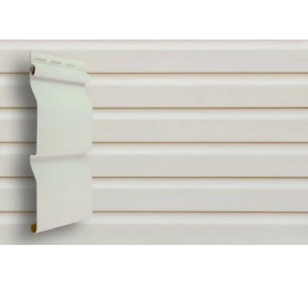 Виниловый сайдинг классик, Корабельный брус 3,66 м - Белый от производителя  Grand Line по цене 326 р