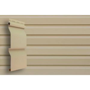 Виниловый сайдинг классик, Корабельный брус 3,66 м - Бежевый от производителя  Grand Line по цене 326 р