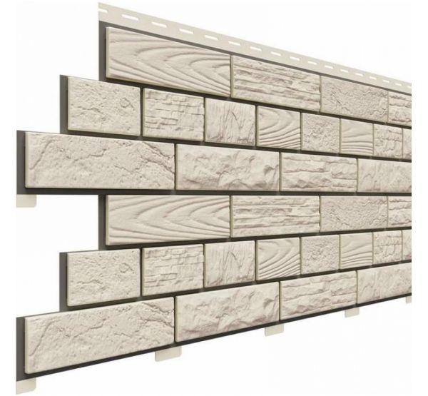 Цокольный сайдинг коллекция Кирпич Москва — Мраморный от производителя  Доломит по цене 465 р