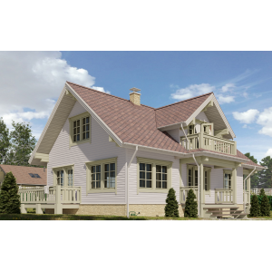 Виниловый сайдинг - серия PREMIUM D4,5D,(Корабельный брус) Пломбир от производителя  Docke по цене 364 р